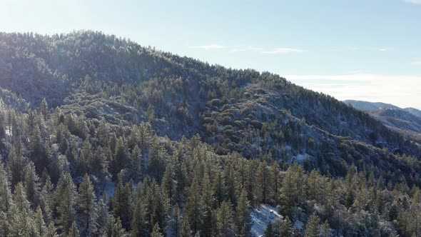 Aerial view of Tehachapi Mountain Park California