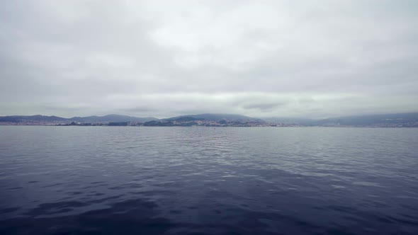 View to Islas Cies, Galacia, Spain