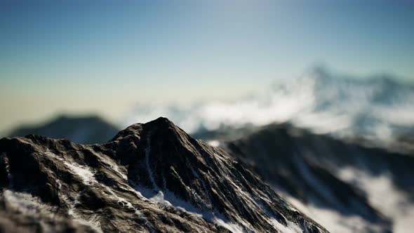 Winter Landscape in Mountains