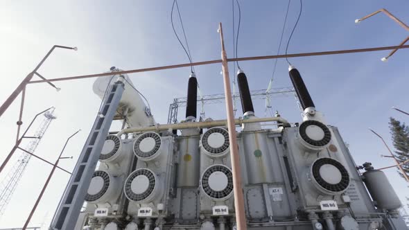 High voltage electrical substation