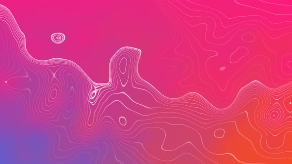 abstract gradient liquid wavy line motion background