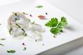 Marinated herring fish in mayonnaise sauce with herbs - PhotoDune Item for Sale