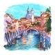 San Trovaso Church and Canal Venice Italy - GraphicRiver Item for Sale