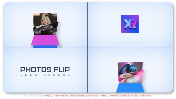 Photos Flip Logo Reveal