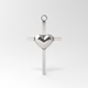 Heart crucifixion pendant - 3DOcean Item for Sale