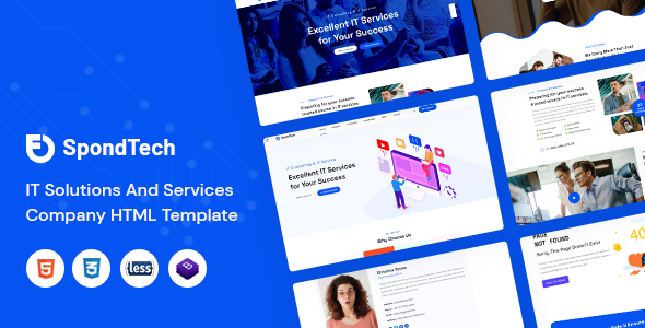 SpondTech - IT Solutions And Services HTML5 Template
