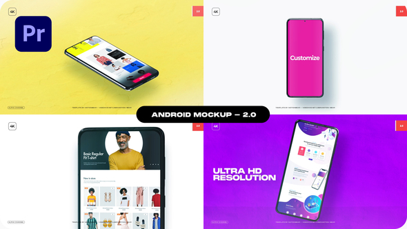 Android Mockup - Package 02 - Premiere Pro
