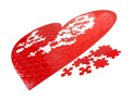 Red heart puzzles - PhotoDune Item for Sale