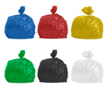 Garbage bags of different colors for separate collection. - PhotoDune Item for Sale