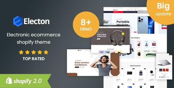 Electon- The Single Product, Electronics & Gadgets eCommerce Shopify Theme