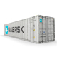 40 ft MAERSK standard shipping container - 3DOcean Item for Sale
