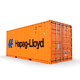 20 feet Hapag-Lloyd standard shipping container - 3DOcean Item for Sale
