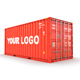 Generic container 20ft - PSD edit 3D - 3DOcean Item for Sale