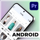Colorful Web App Promo - Android Mockup