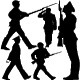 Parade, Soldiers Marching, Sentry Guard Silhouette - GraphicRiver Item for Sale