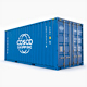20 feet COSCO standard shipping container - 3DOcean Item for Sale