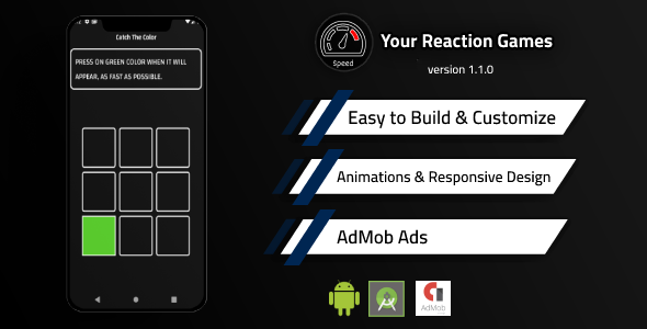 Your Reaction Android Games - Are You Fast? with Admob