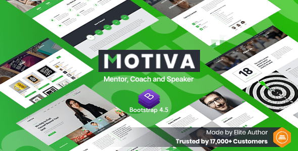 Motiva - Mentor, Coach and Speaker Website Template