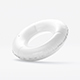 Inflatable Swim Ring - swimming round donut pool - 3DOcean Item for Sale