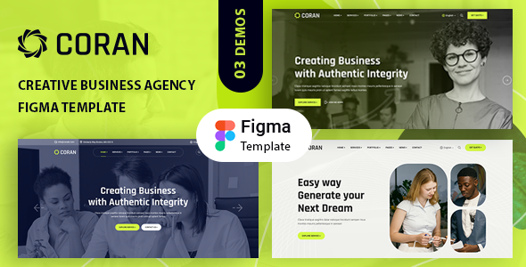 Coran - Business Agency Figma Template