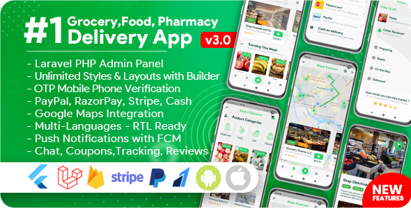 Codes: Android Delivery Ecommerce Food Groceries Grocery Instacart Ios Market Mobile Pharmacy Php Shop Store Tacking