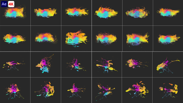 Water Colour Elements V2