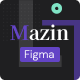 Mazin - Personal Portfolio Figma Template - ThemeForest Item for Sale