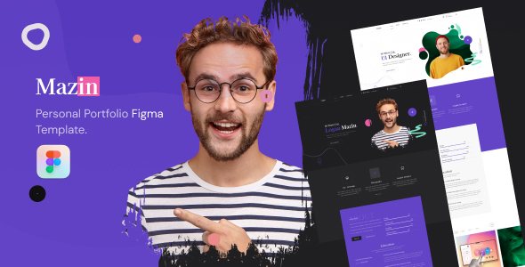 Mazin - Personal Portfolio Figma Template