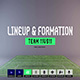 Lineup and Formation Team 11VS11 | MOGRT For Premiere Pro - VideoHive Item for Sale