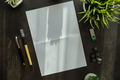 Blank paper mockup, top view - PhotoDune Item for Sale