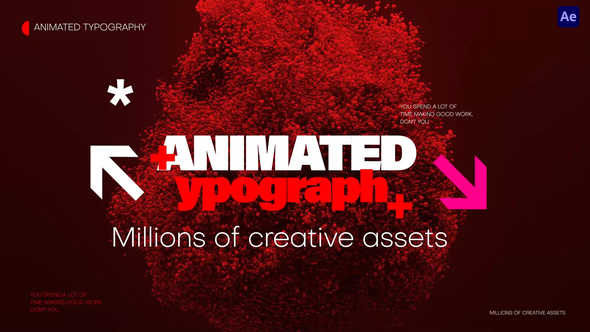 Modern Animated Typography Titles alt