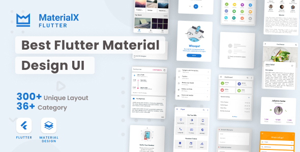 MaterialX Flutter - Flutter Material Design UI 2.5