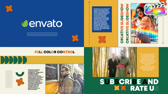 Colorful Creative Slideshow for FCPX alt