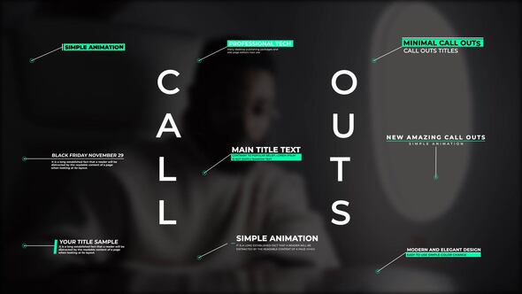 Call Outs | After Effects alt