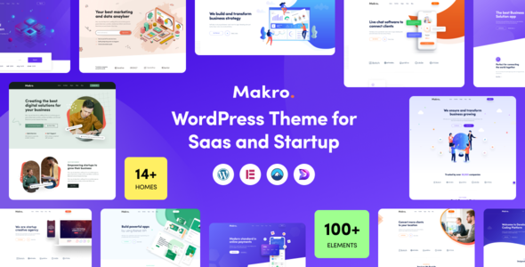 Makro – WordPress Theme For Saas & Startup