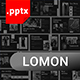 Lomon - Black and White Business Presentation PowerPoint - GraphicRiver Item for Sale