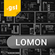 Lomon - Black and White Business Presentation Googleslide - GraphicRiver Item for Sale