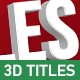 70 Clean 3D TEXT Titles - VideoHive Item for Sale
