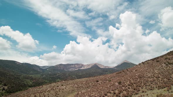 Pyramid Peak and the Snake Range - Great Basin National Park, Nevada - Summer - Time-lapse