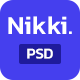 Nikki - Personal Portfolio/CV PSD Template. - ThemeForest Item for Sale