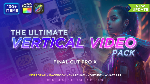 The Ultimate Vertical Video Pack - Final Cut Pro X alt