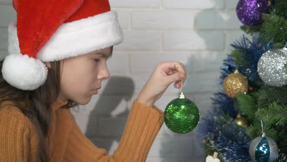 Offended Child By Christmas Tree
