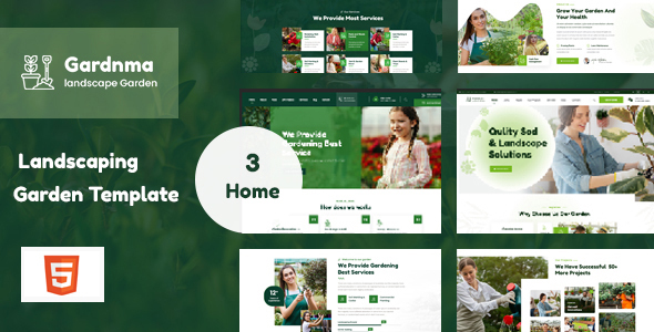 Gardnma - Gardening and Landscaping HTML5 Template