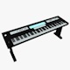 Electric Piano Keyboard - 3DOcean Item for Sale