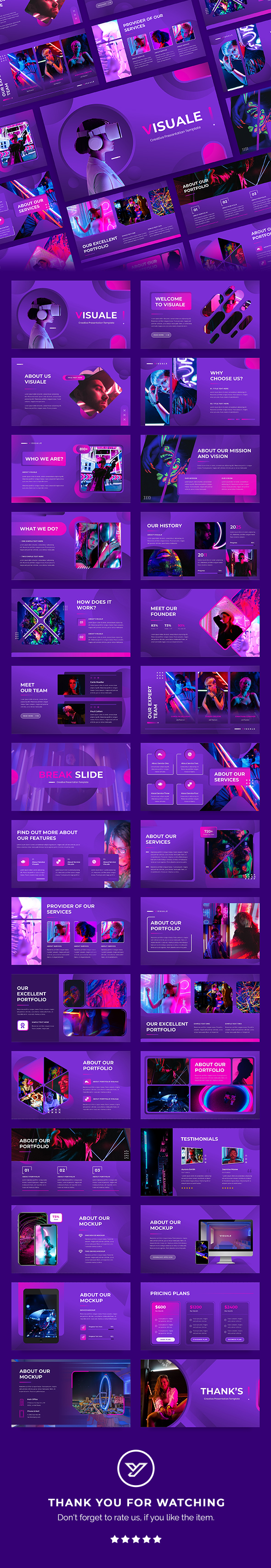 Visuale - Creative PowerPoint Template