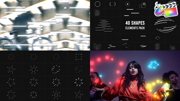 Spark Explosion Elements for FCPX alt