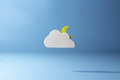 Cloudy Night Weather Icon Made of Clay - PhotoDune Item for Sale