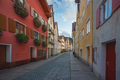 Colorful houses at Fussen Old Town (Altstadt) - Fussen, Bavaria, Germany - PhotoDune Item for Sale