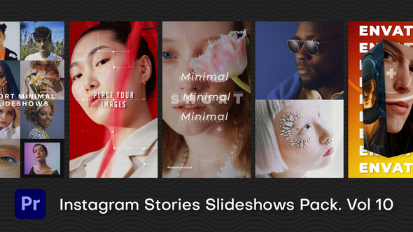 Instagram Stories Slideshows Pack. Vol10 | Premiere Pro