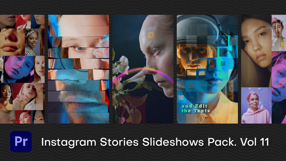 Instagram Stories Slideshows Pack. Vol11 | Premiere Pro